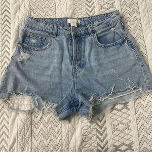 H&M Distressed Denim Women Shorts